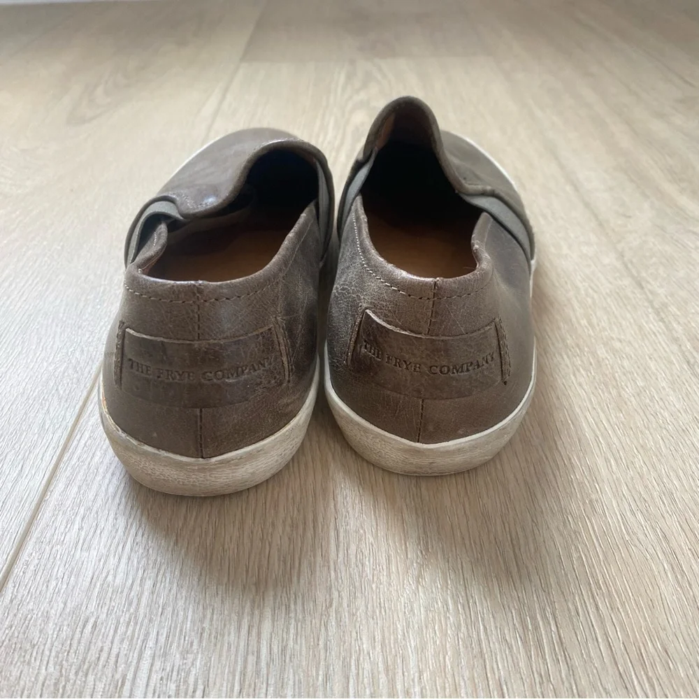 Frye Ash Brown Leather Slip On Shoe